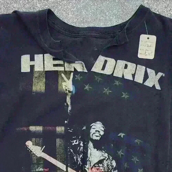 COPY - Vintage Jimmi Hendrix upcycled t shirt - Picture 3 of 4